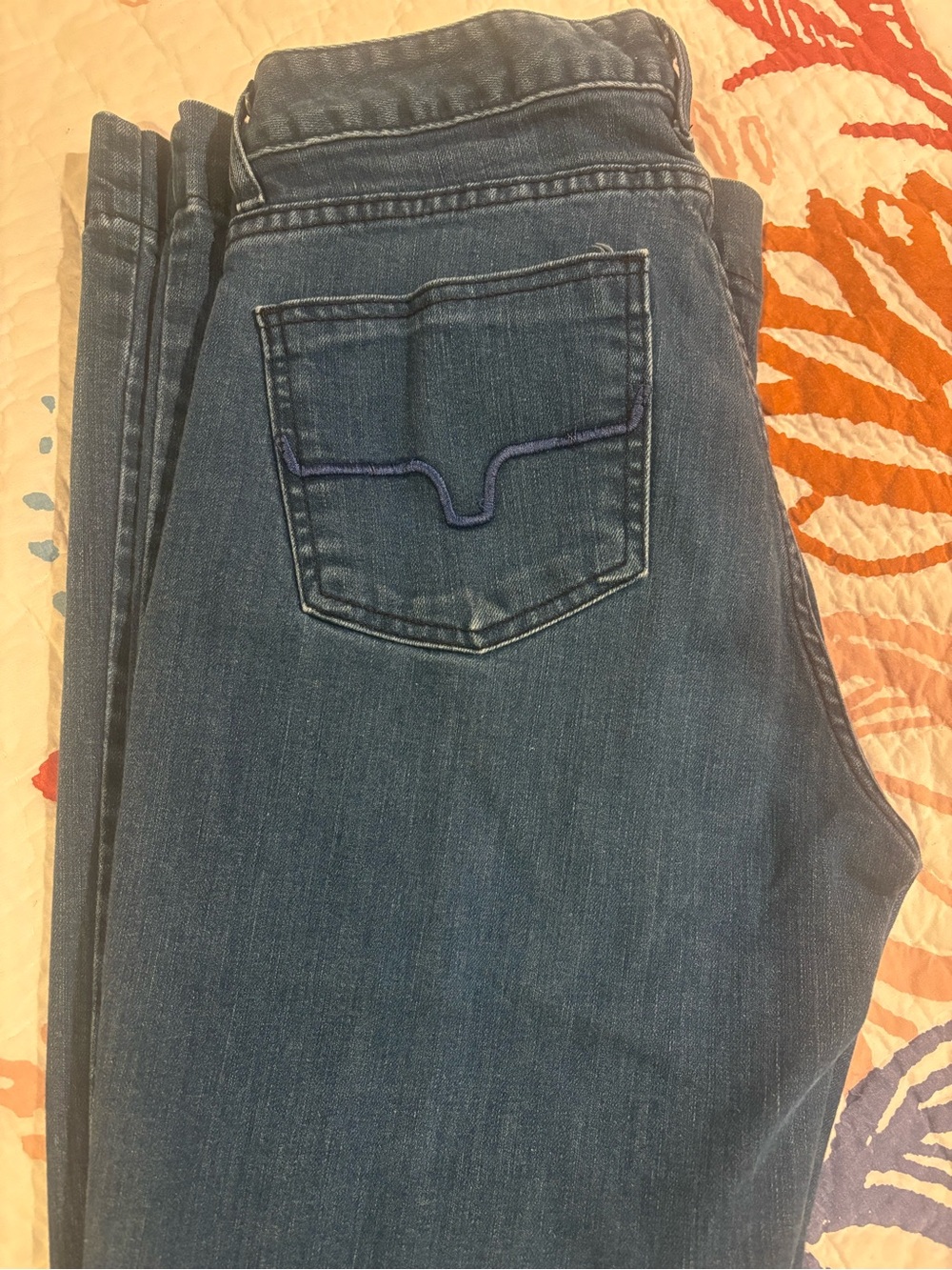 Women’s Dark Blue Bootcut Jeans - Classic Stretch Denim